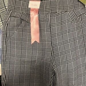 Black and White Plaid Pants